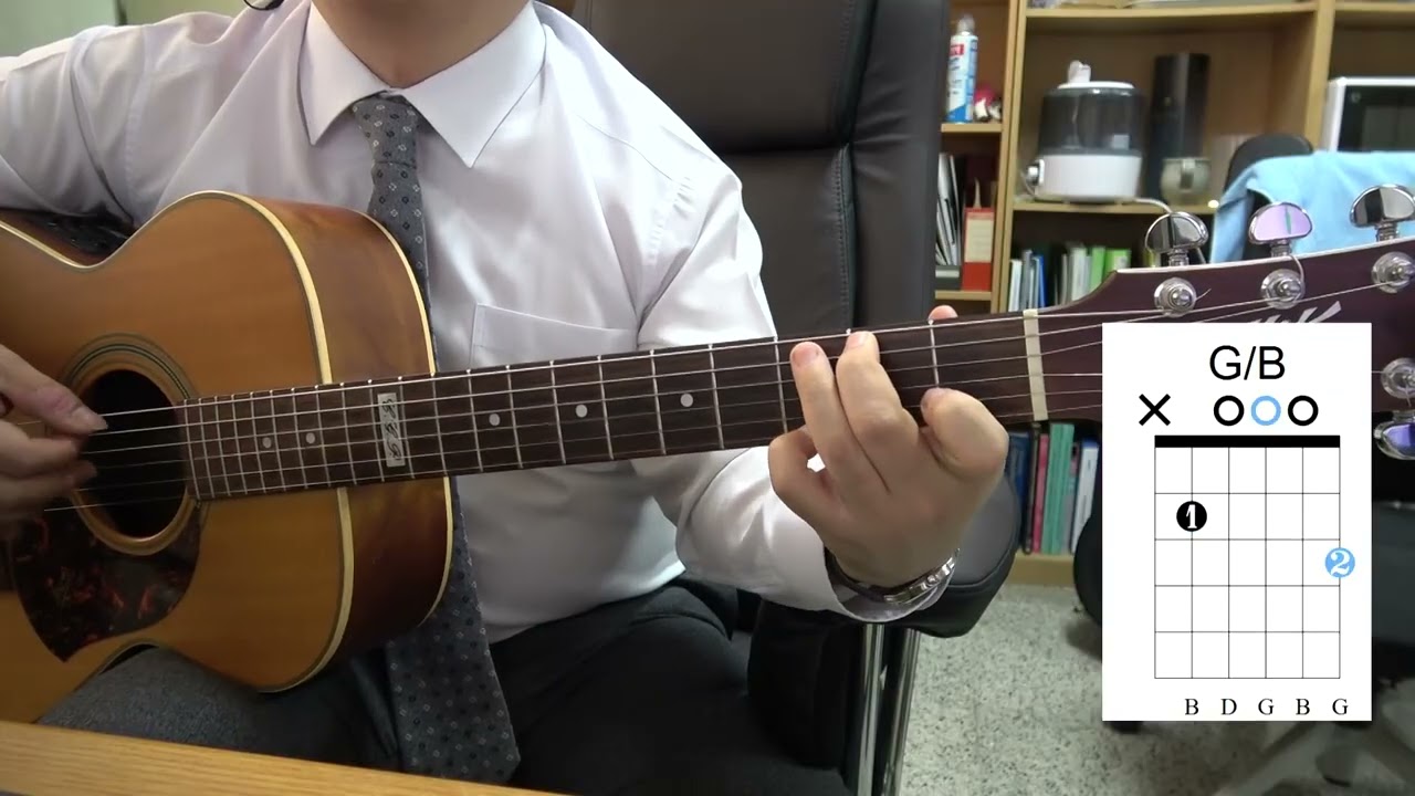 Overjoyed  -  Stevie Wonder, guitar backing, chord diagram