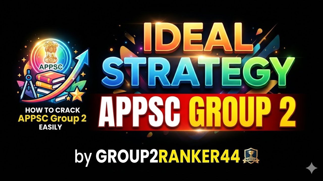 APPSC GROUP 2 strategy plan by GROUP2RANKER44 