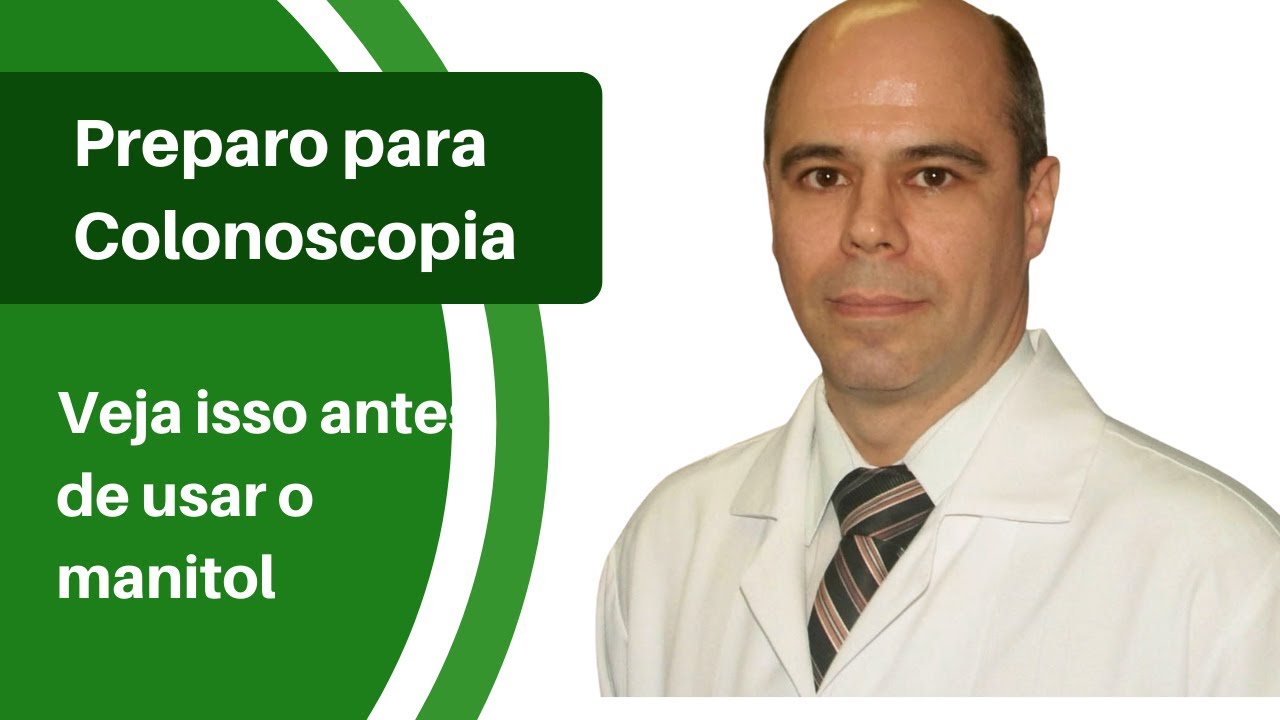 Preparo do manitol para colonoscopia