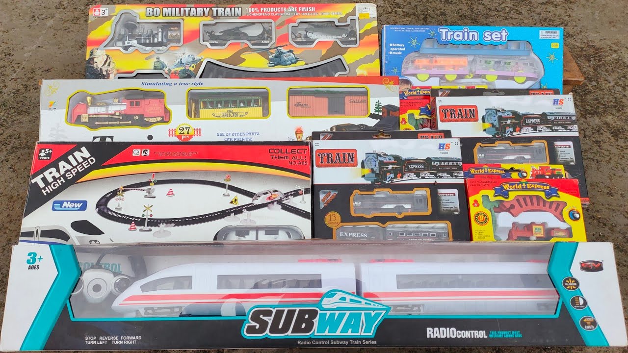 Train Set toy collection || Army train, mini train, passanger train, World train, Bullet train Set||