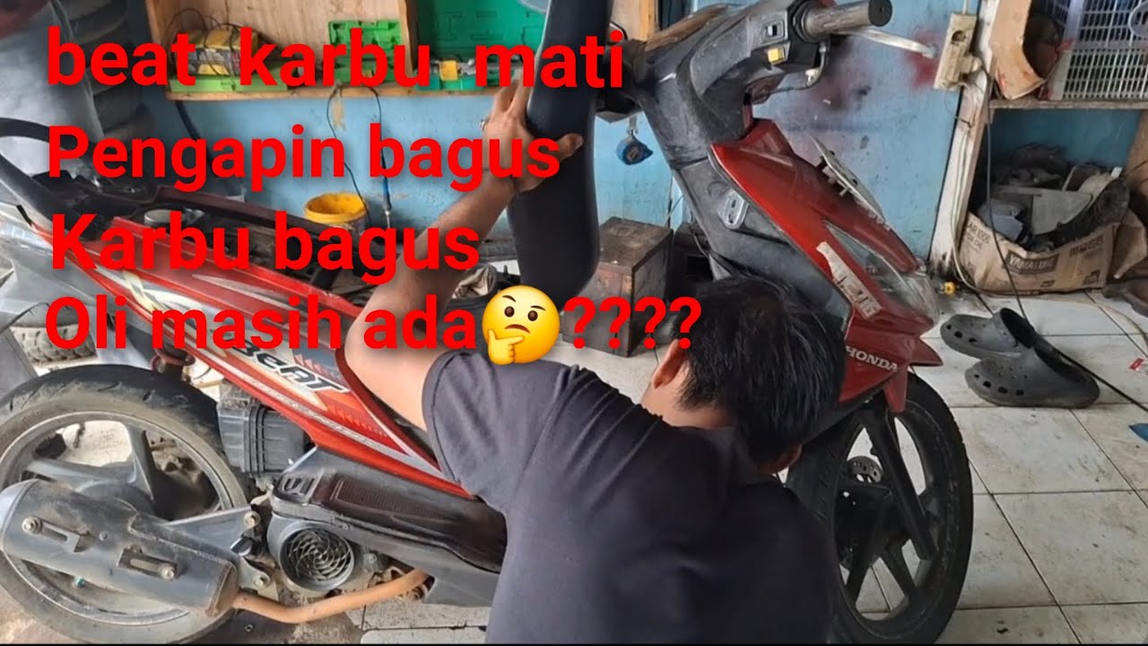 CARA MENGATASI BEAT KARBU MATI ATAU HILANG KOMPRESI #otomotif #beat #bengkelmotor 