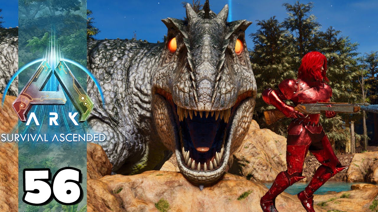 ELE ESTÁ MUITO INTELIGENTE! FUI CAÇADA POR UM GIGA!!! Ark: Survival Ascended 56