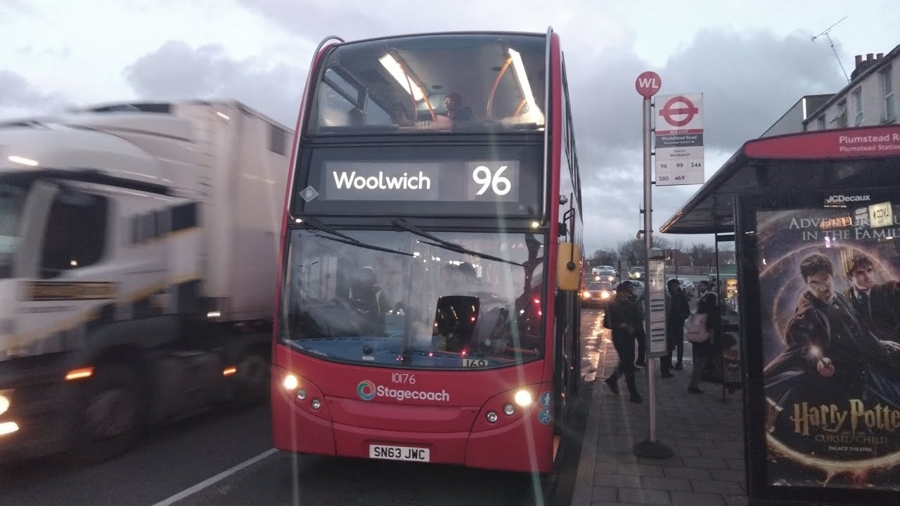 (Last Day Of SLN) - SLN - E400 - 10176 - SN63JWC - on Route 96 - at Plumstead Station - 23/01/2026