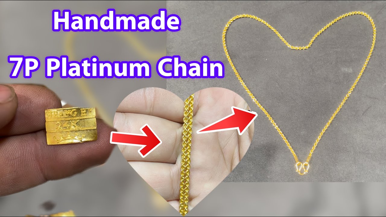 How I Make a 3 6g Platinum Necklace by Hand | Full Process |