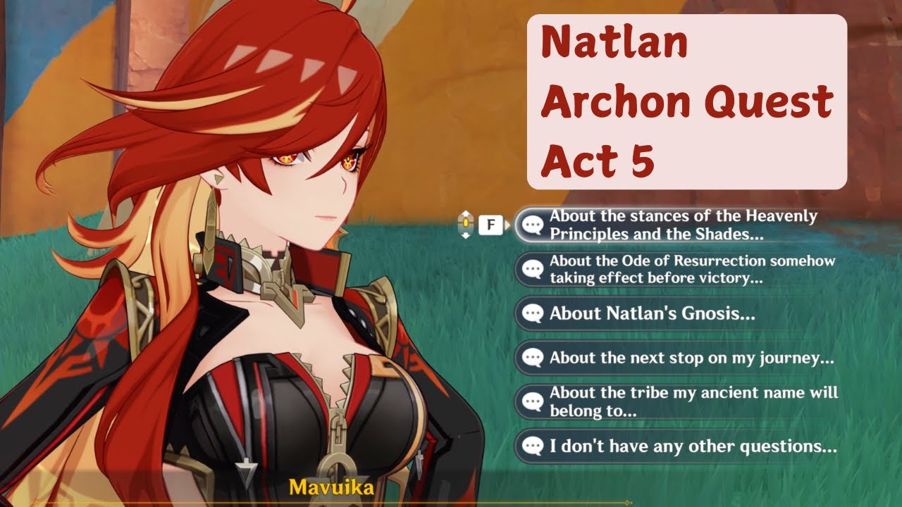 Mavuika talks Nod Krai, Tsaritsa, Dottore, Heavenly Principles | Natlan Archon Quest Act 5 Reaction