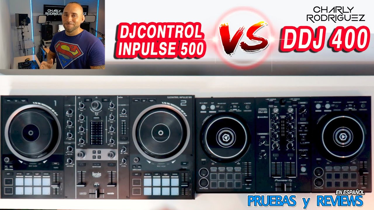 Hercules DJControl inpulse  500 vs Pioneer DDJ 400 (Pruebas Y Reviews) en Español
