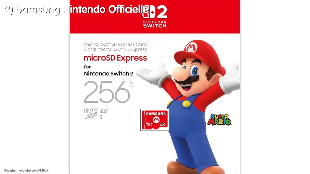 🏆 TOP 3 MEILLEUR CARTE MEMOIRE POUR SWITCH 2 2025 🔥