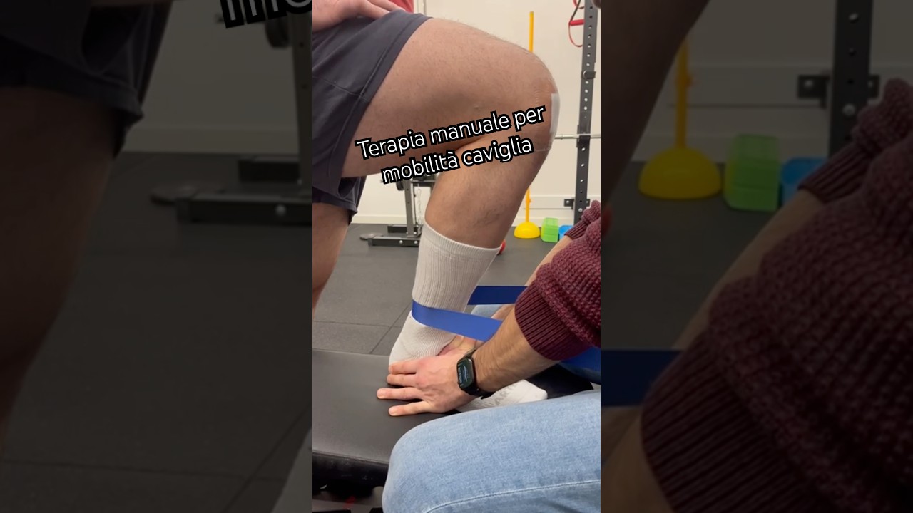 Trattamento di terapia manuale per mobilità della caviglia 