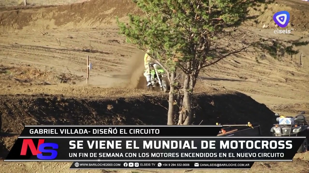 Los detalles del circuito barilochense del mundial de motocross