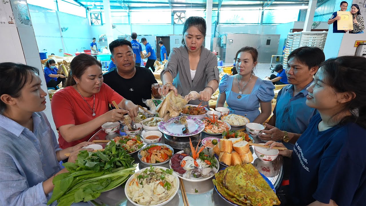 Ăn 10 món ngon từ Đặc sản Miền Tây Củ Hủ Dừa Bến Tre Phan Diễm cùng A Hải Sapa TV Ái Mí Bếp Trên Bản