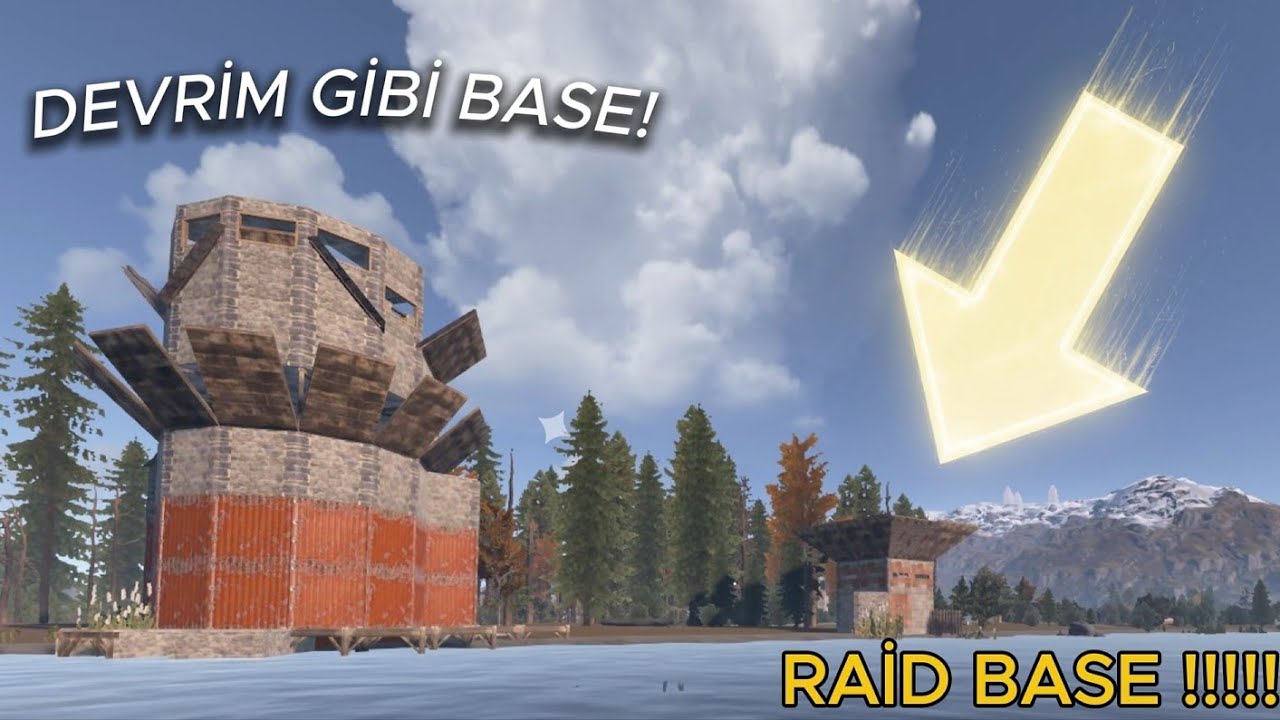 RESMİ SUNUCUDA 10 KİŞİLİK KLAN RAİDE GELDİ !! (SAVUNDUK!)  RUST TÜRKÇE