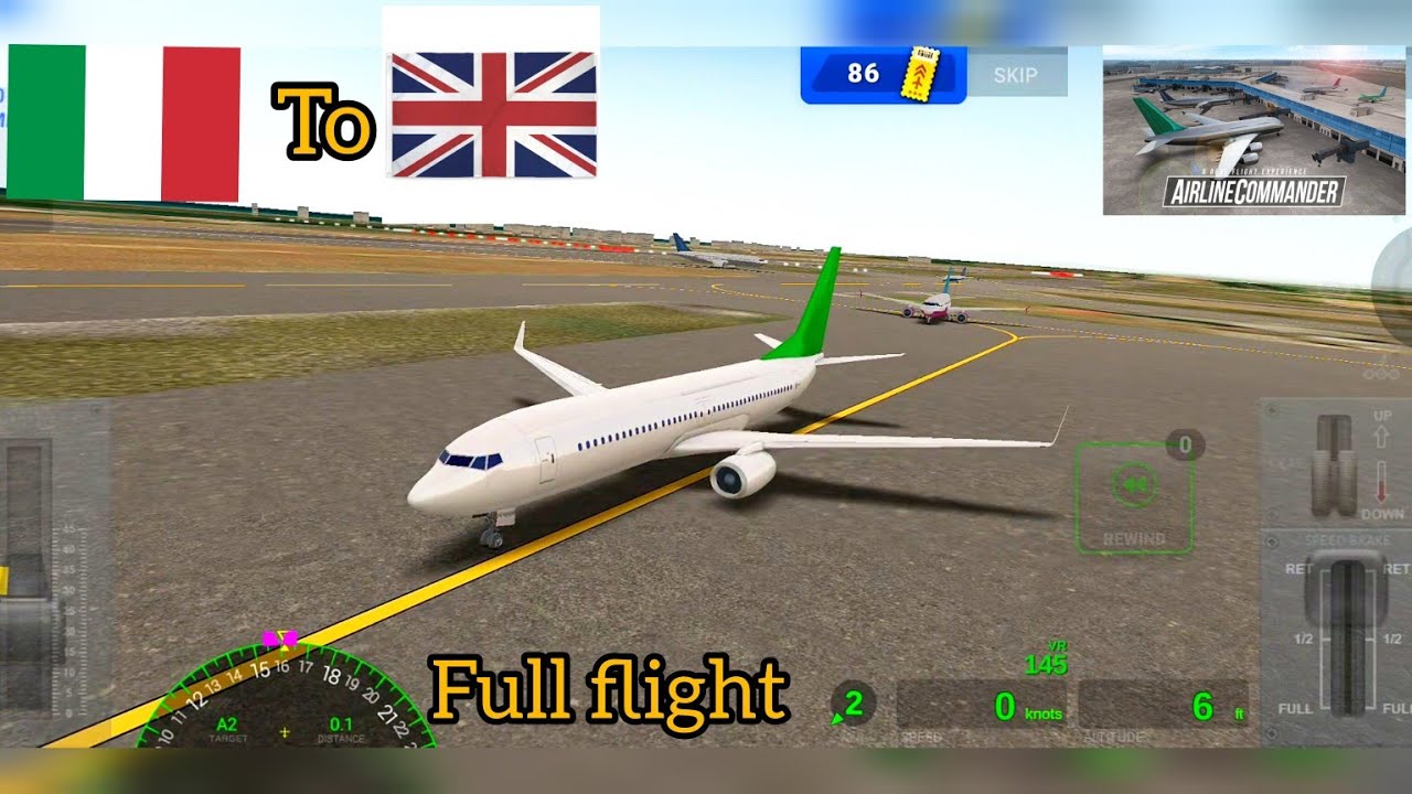 How Did I Get Full Flight  From Rome to London? - Airline Commander Gameplay