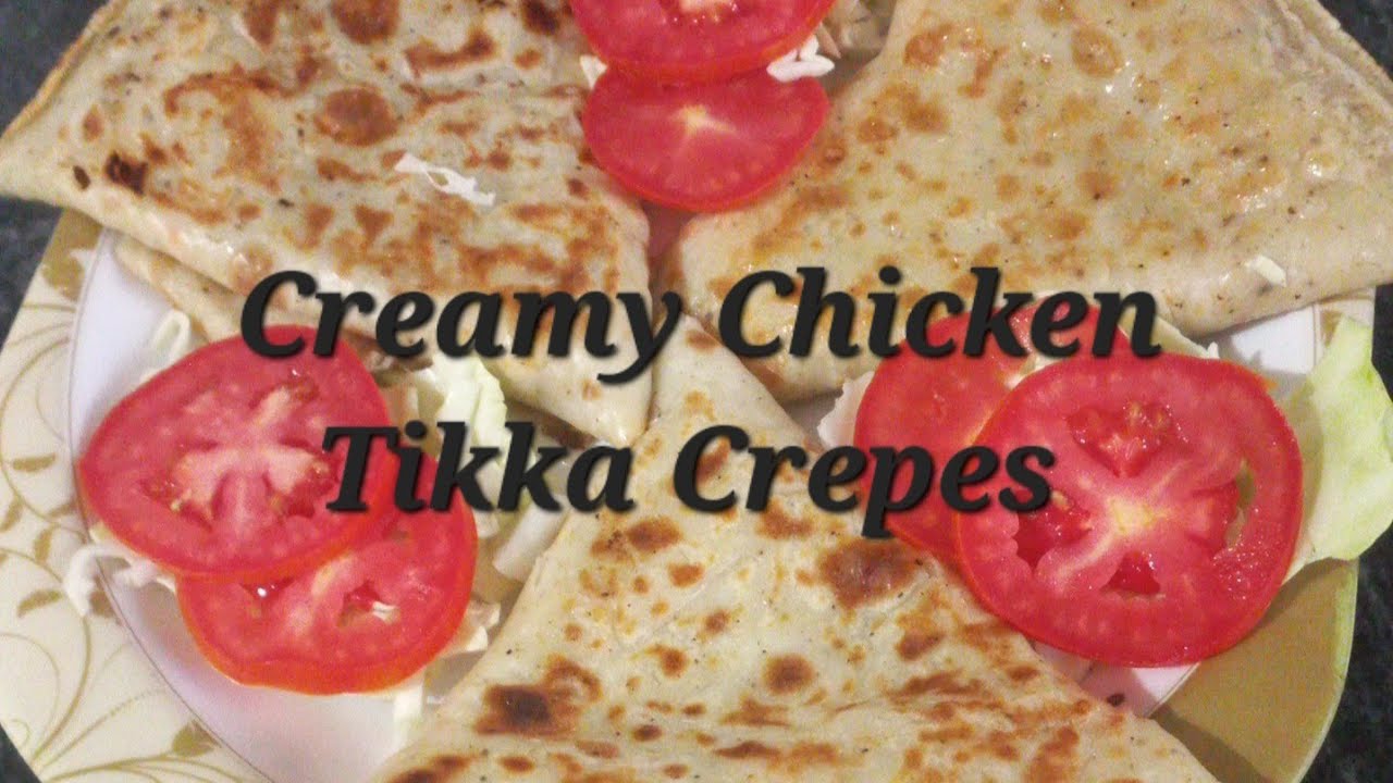 Creamy Chicken Tikka Crepes by Saira Arif/ Chicken Crepes Recipe by Saira Arif 