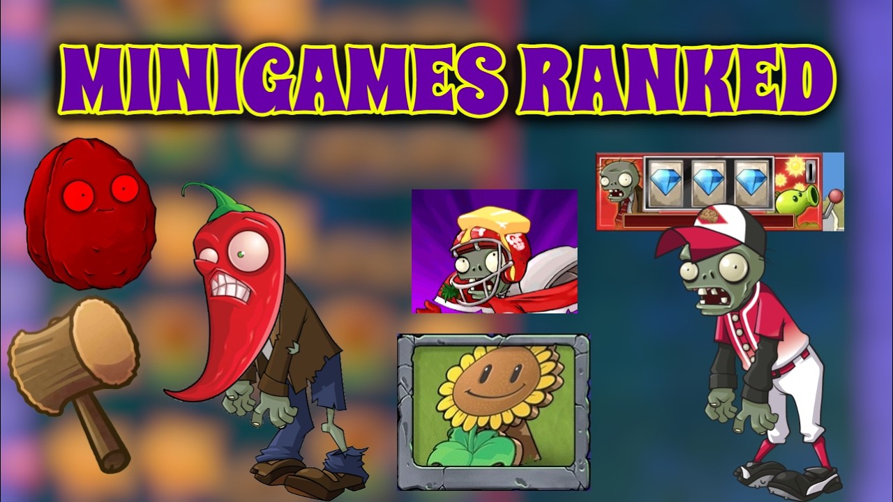 Every Plants VS Zombies Minigame RANKED From WORST To BEST