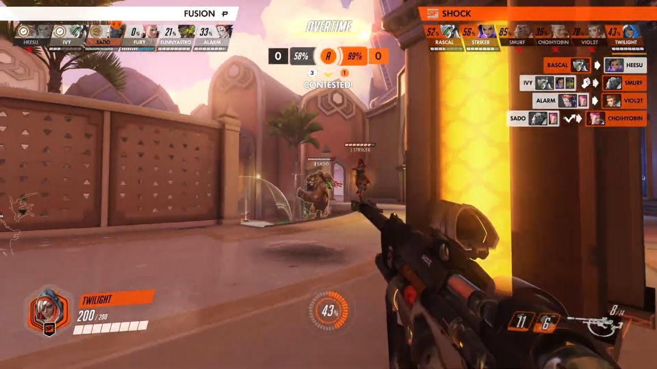 TWILIGHT ANA POV | San Fransisco Shock vs Philadelphia Fusion | OWL S3 Countdown Cup Grand Final NA
