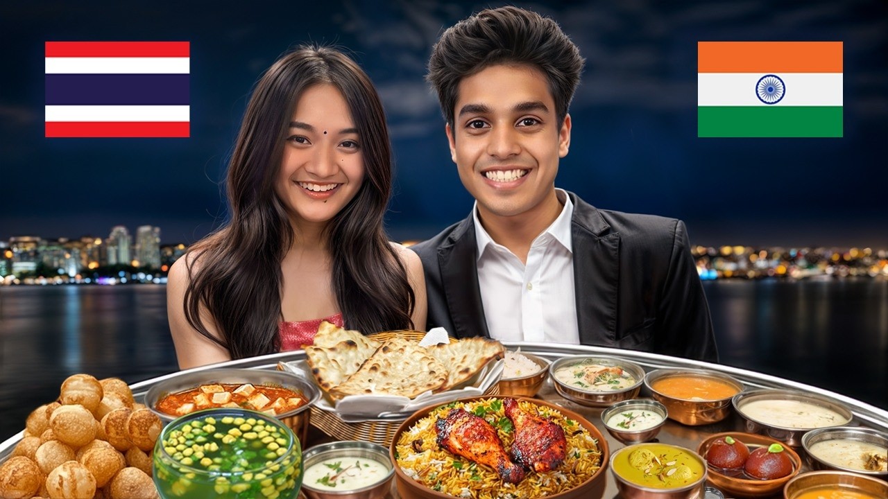Thai Girl Try Indian Food For The First Time