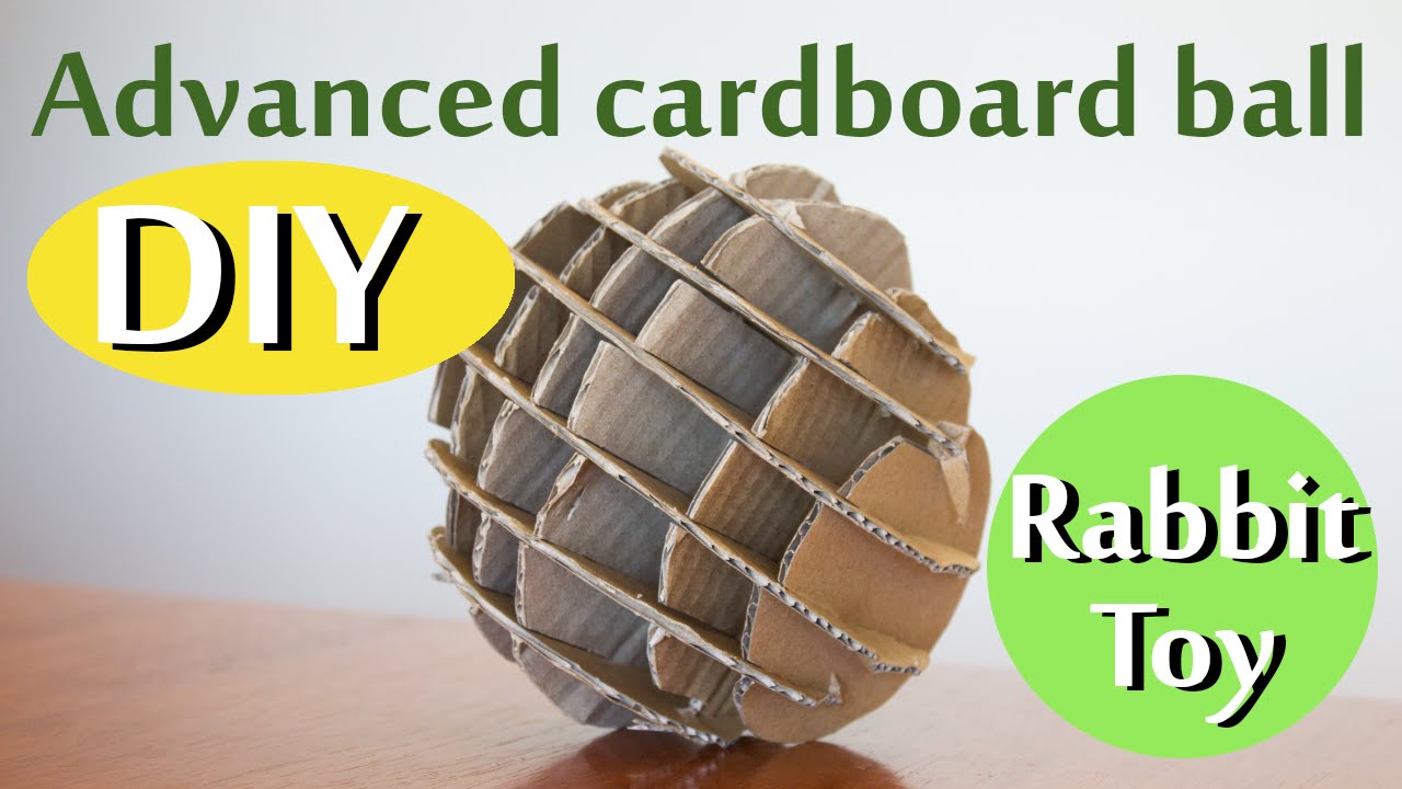 DIY Rabbit Toy: Advanced Cardboard Ball | Bunny Basics
