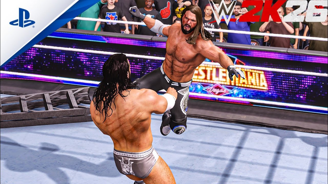 WWE 2K26 - Drew Mycntire vs AJ Styles - Extreme Rules Match | PS5 Pro [4K60] #wwe2k26 #drewmcintyre