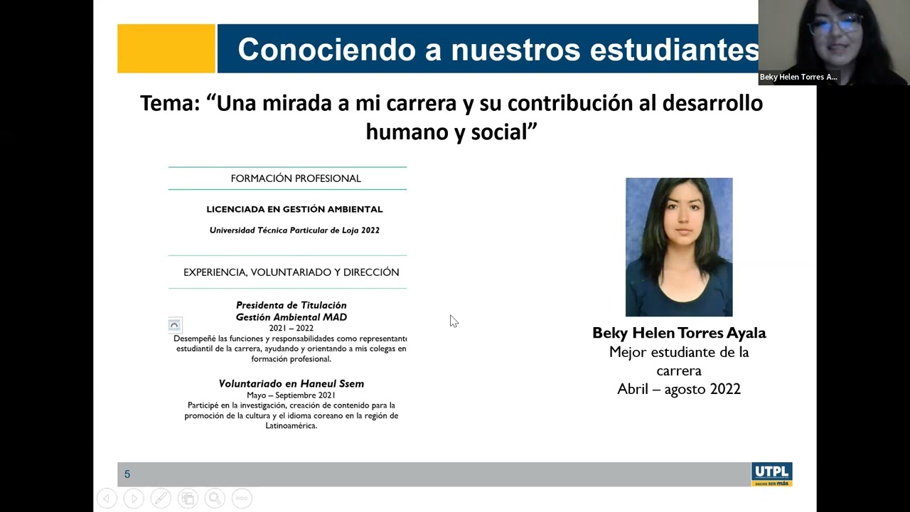 UTPL - Jornada de Orientación para la carrera de Gestión Ambiental