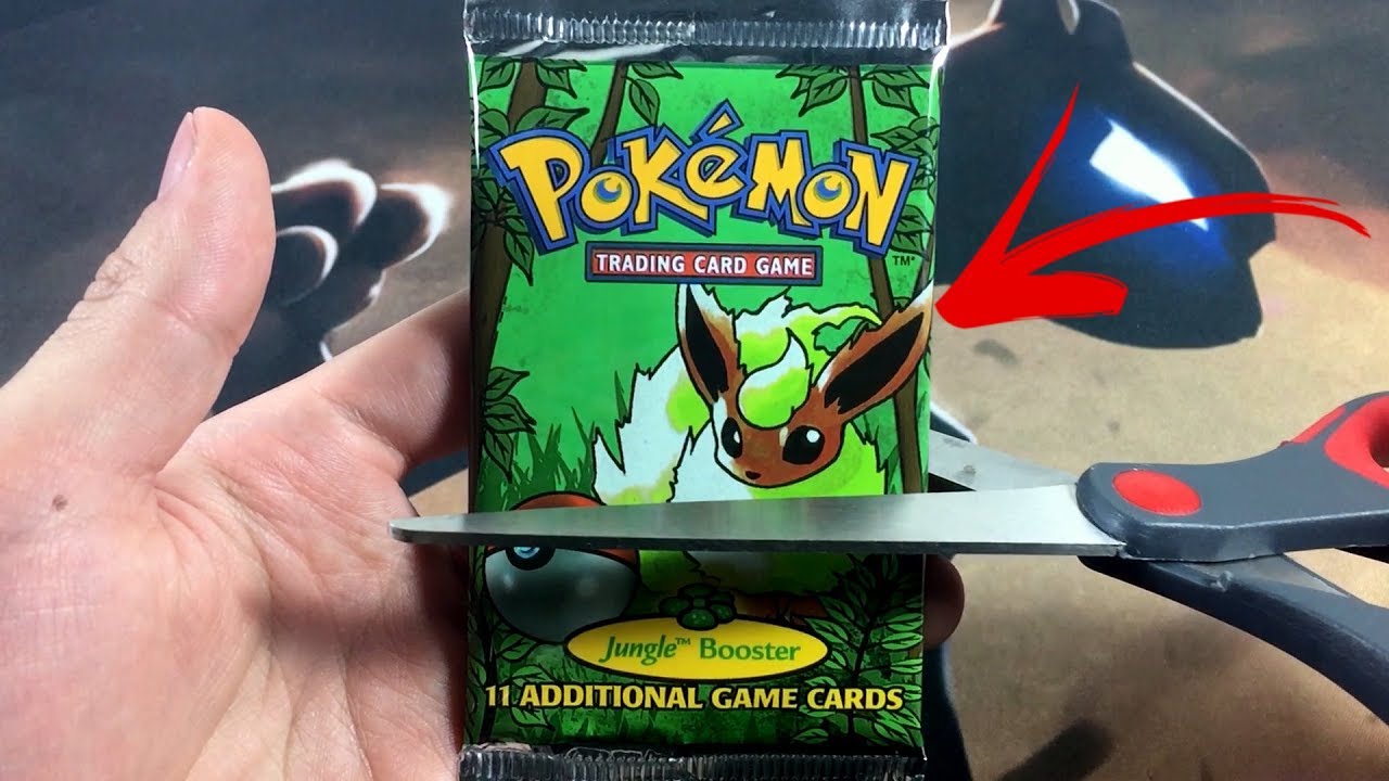 CUTTING AN OLD SCHOOL JUNGLE PACK! - POKEMON FLIP IT OR RIP IT!