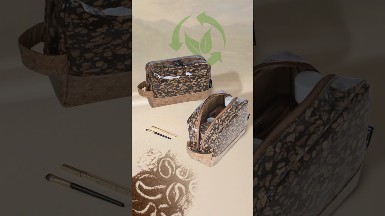 ♻️ How Your Morning Coffee Became a Makeup Bag! #ecofriendlybag #neatbond #biodegradablebags