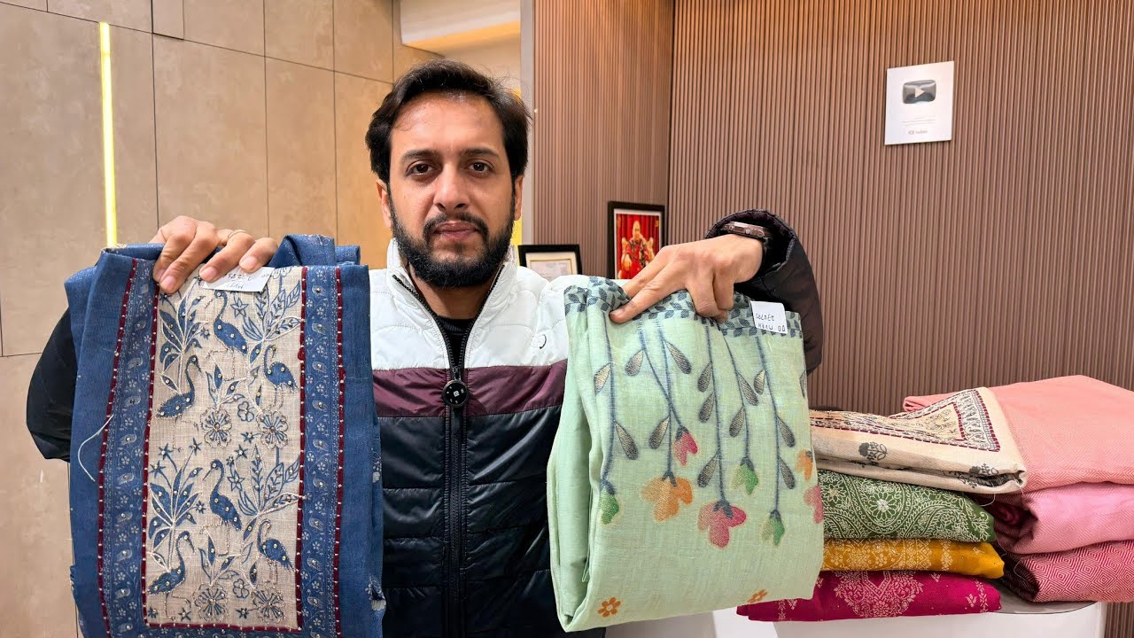 नये जामदानी ऑफिस wear सूट 💥 | DENIM SUIT | Office wear | winter suit | kashmiri suit | garam suit 