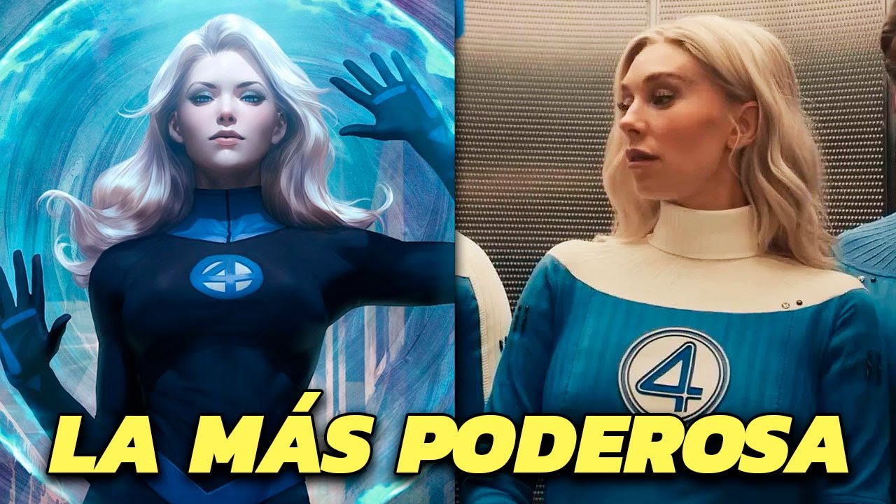 🚀 13 PODERES que no conoces de SUE STORM (La Mujer INVISIBLE) 💥 Los 4 fant&aacute;sticos