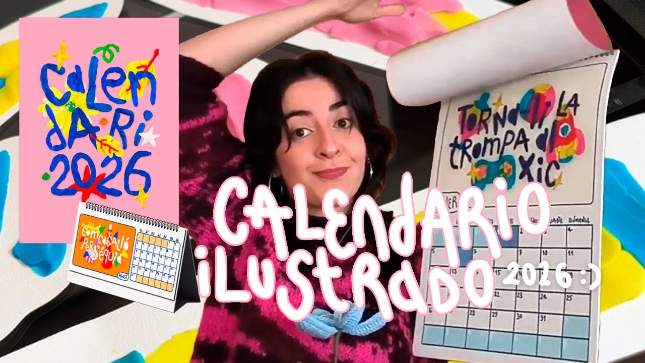 CALENDARIO ILUSTRADO 2026 🎨 | Idea, conceptualización, desarrollo gráfico, impresión... PROCESO ✨