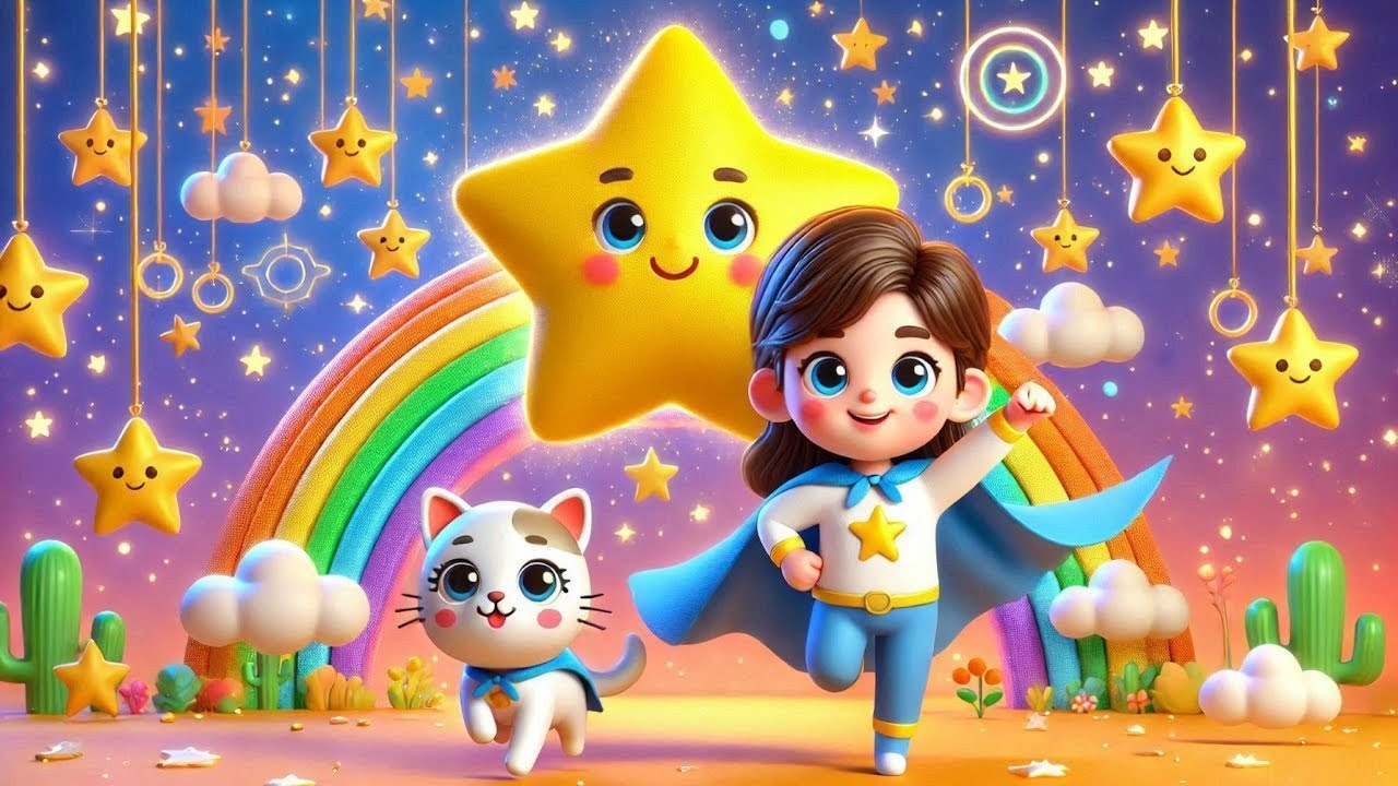 Twinkle Twinkle Little Star | Animated Nursery Rhyme for Kids | Little learners tv.