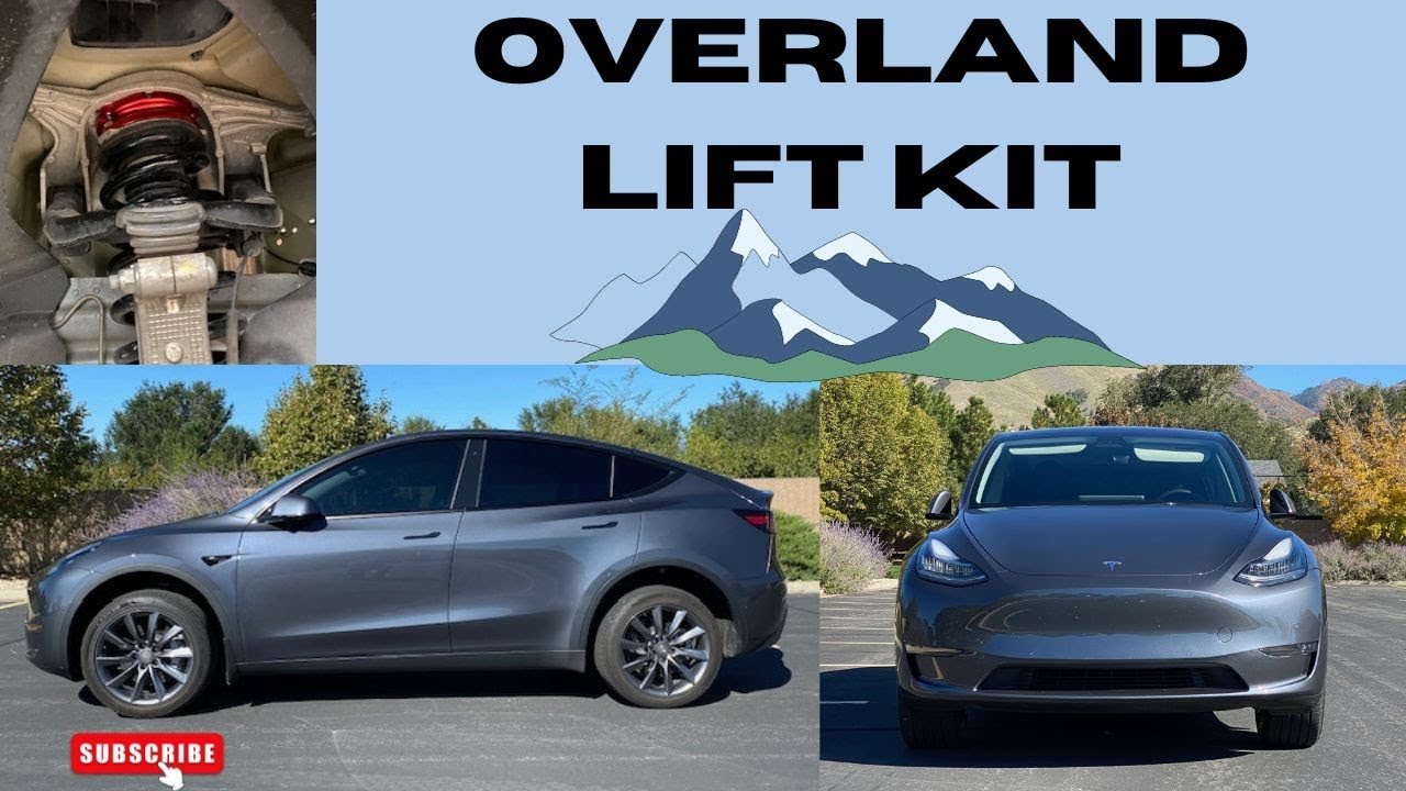 Overland lifted Tesla Model Y! Check out my lift kit! 2022 Tesla Model Y