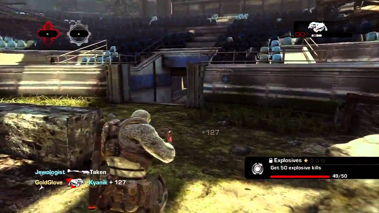 Gears of War 3 Gameplay Clips #1 (Shotgun, Clutches, Sniper, Blindfire)