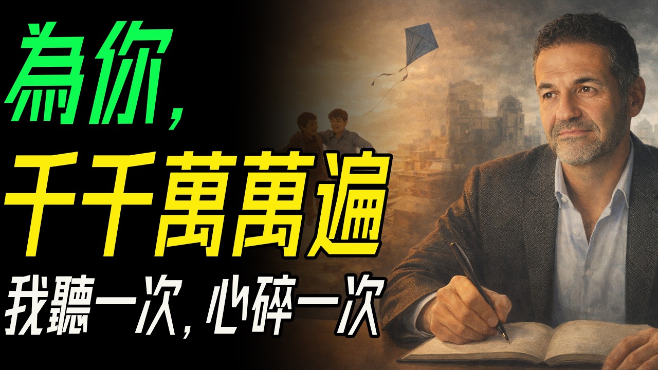 看完《追風箏的人》，你會明白：人最難的是「再次成為好人」｜一句「為你，千千萬萬遍」背後的救贖。