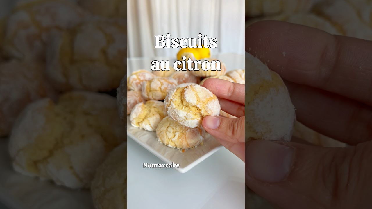 Biscuits au citron ghriba #ramadan #recettefacile #food #foodblogger #recette #recettemaison
