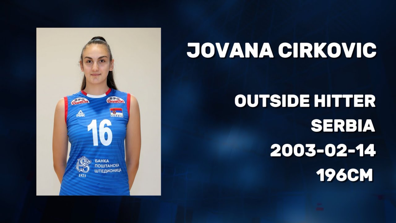 JOVANA CIRKOVIC - OUTSIDE HITTER SERBIA 2024/2025