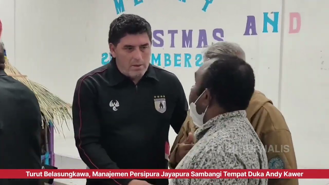 Turut Belasungkawa, Manajemen Persipura Jayapura Sambangi Tempat Duka Andy Kawer