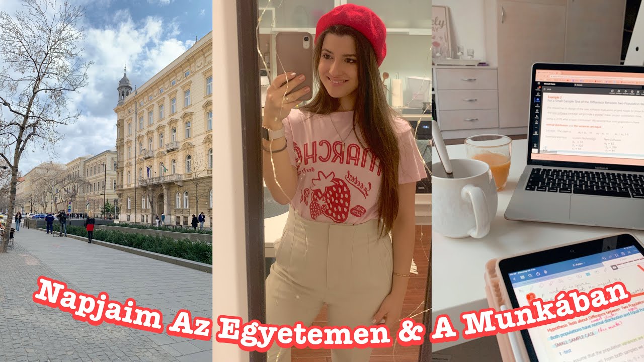 Napjaim Az Egyetemen & A Munkában💻📚🤩 ~Vlog~ | Fónagy Kitti Márta
