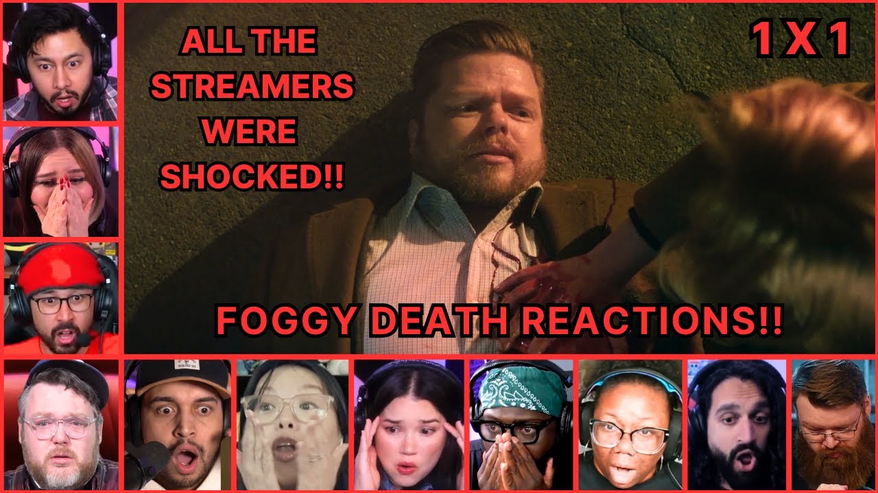 DAREDEVIL BORN AGAIN EPISODE 1 REACTION MASHUP | Reactors Reacting To FOGGY'S DEATH