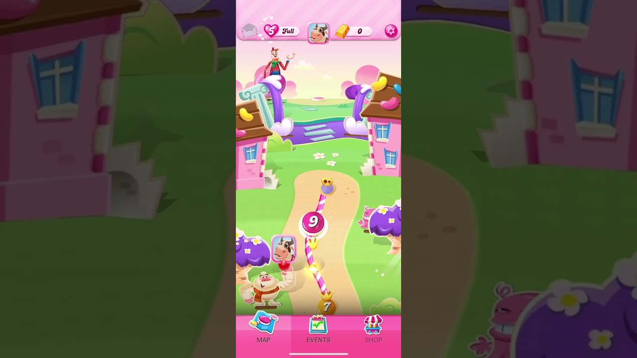 Candy crush gameplay ￼