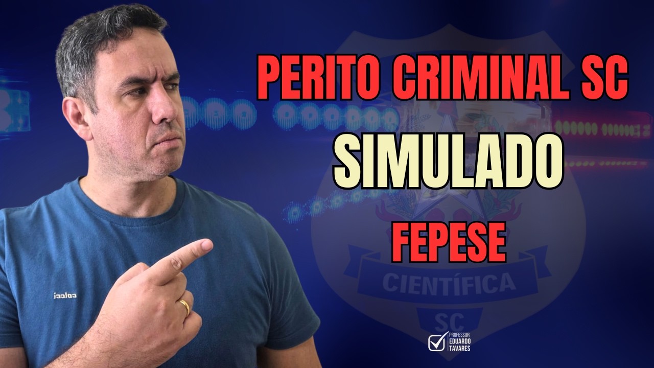 Perito Criminal SC | As questões da Prova I Simulado FEPESE I Raciocínio Lógico Matemático.