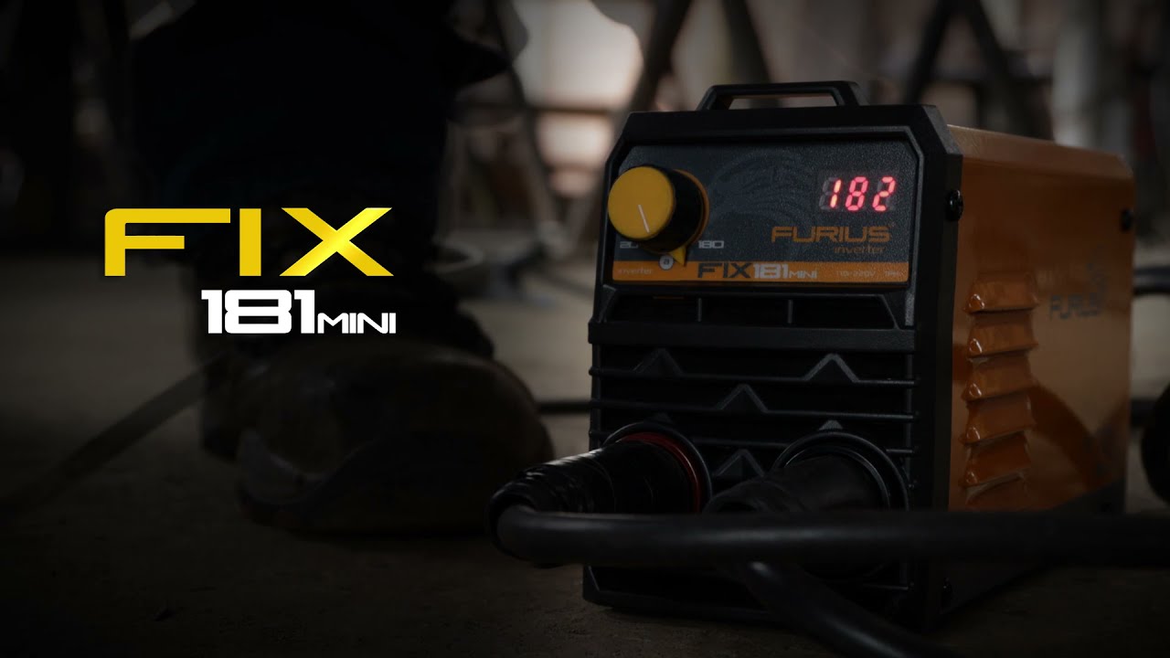 Soldador inversor 180 Amp 110/220V Furius Ref. FIX 181 MINI