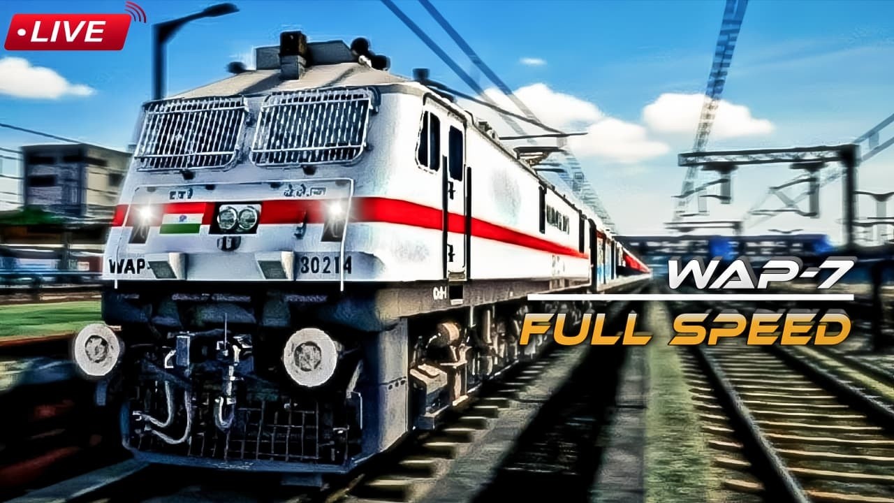 🔴 LIVE RailWorks | Indian Railways 12251-Yesvantpur Korba-WAINGANGA SF EXP