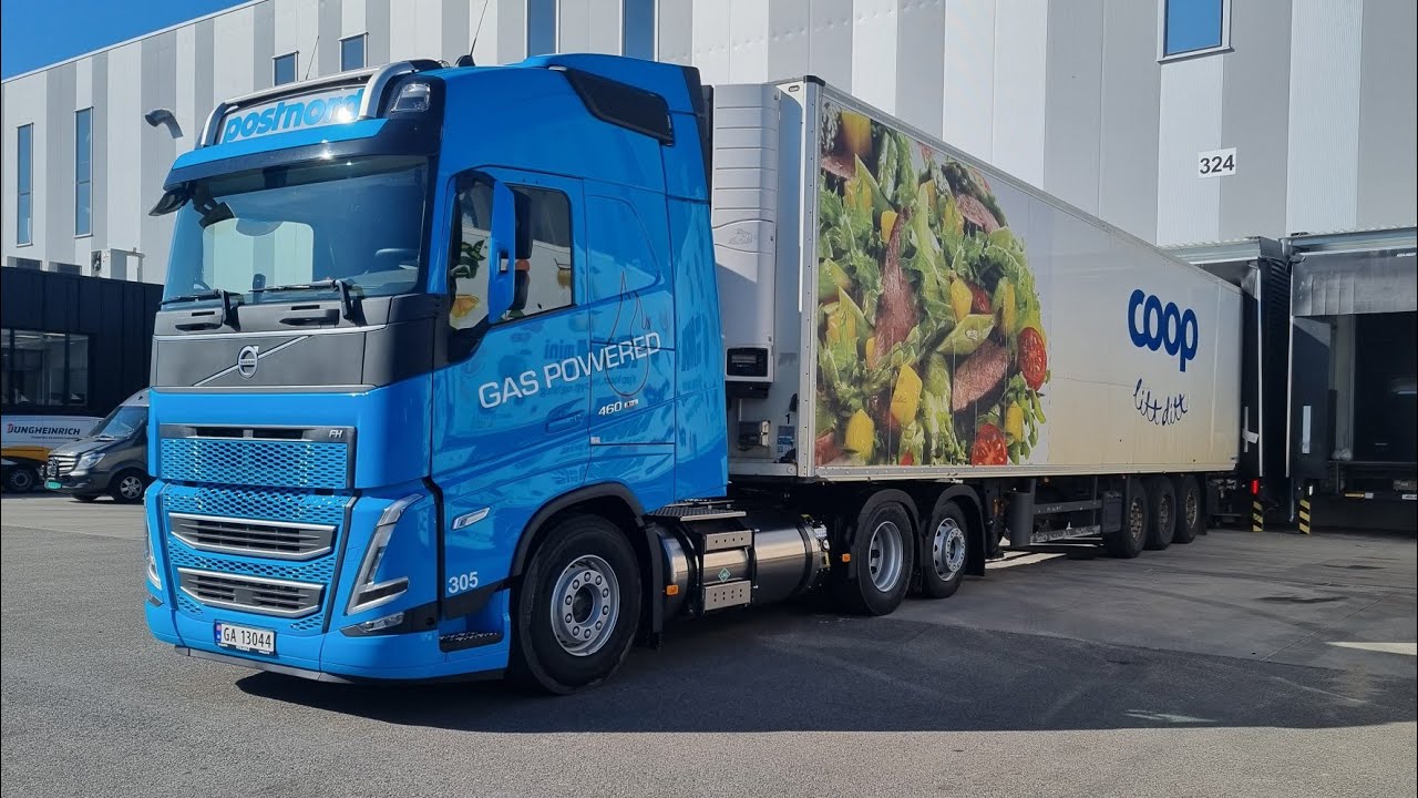 Tankowanie Volvo FH 460 LNG