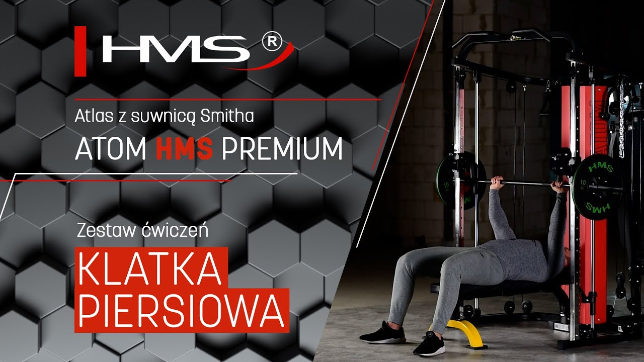 Trenuj na suwnicy Smith'a z atlasem || Trening klatka piersiowa || ATOM HMS