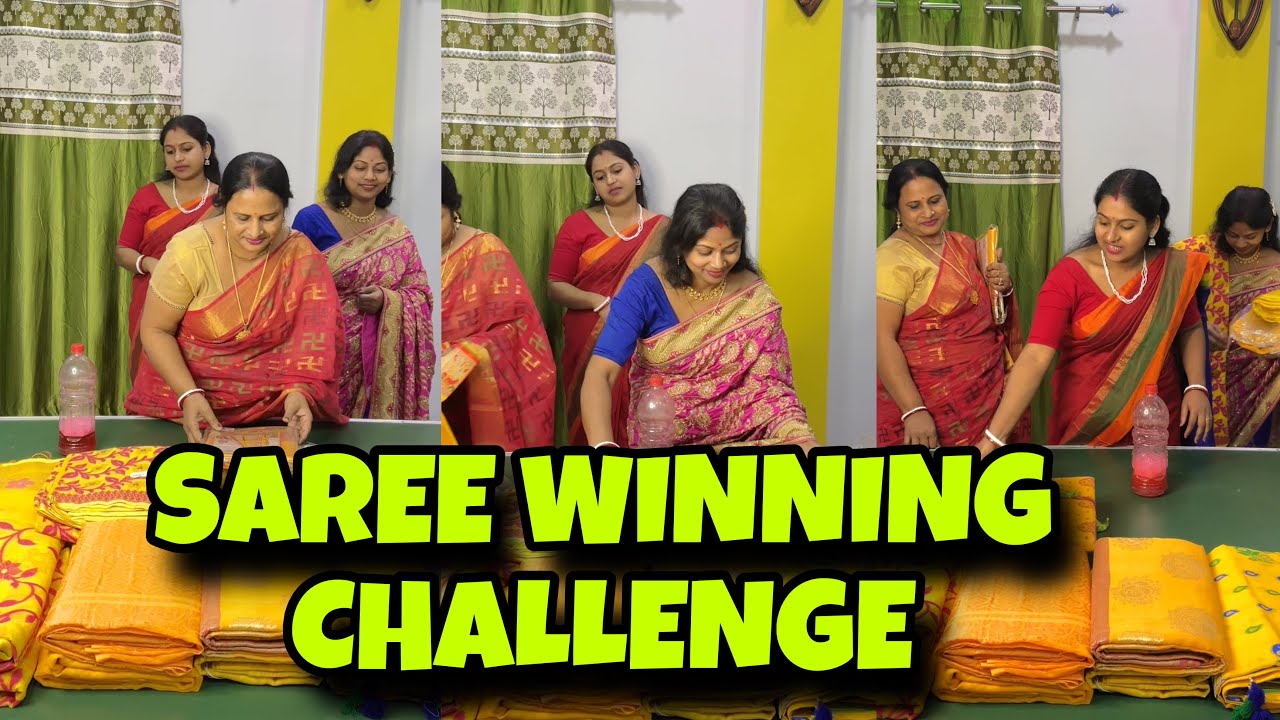 Flip The Bottle and Win Saree | New Funny Challenge Video | S Paul Family Challenges 