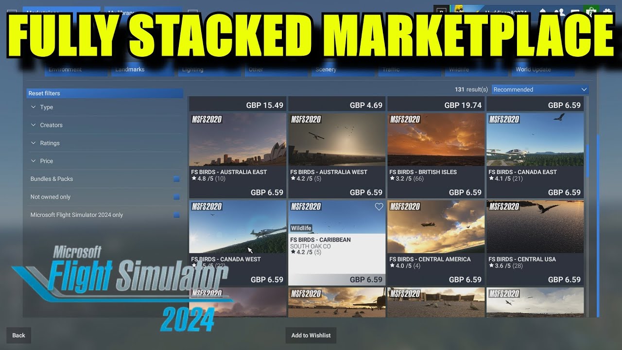 FS2024: The Marketplace Has Been Revamped & Is Fully Stacked! | + Aircraft Buying Test