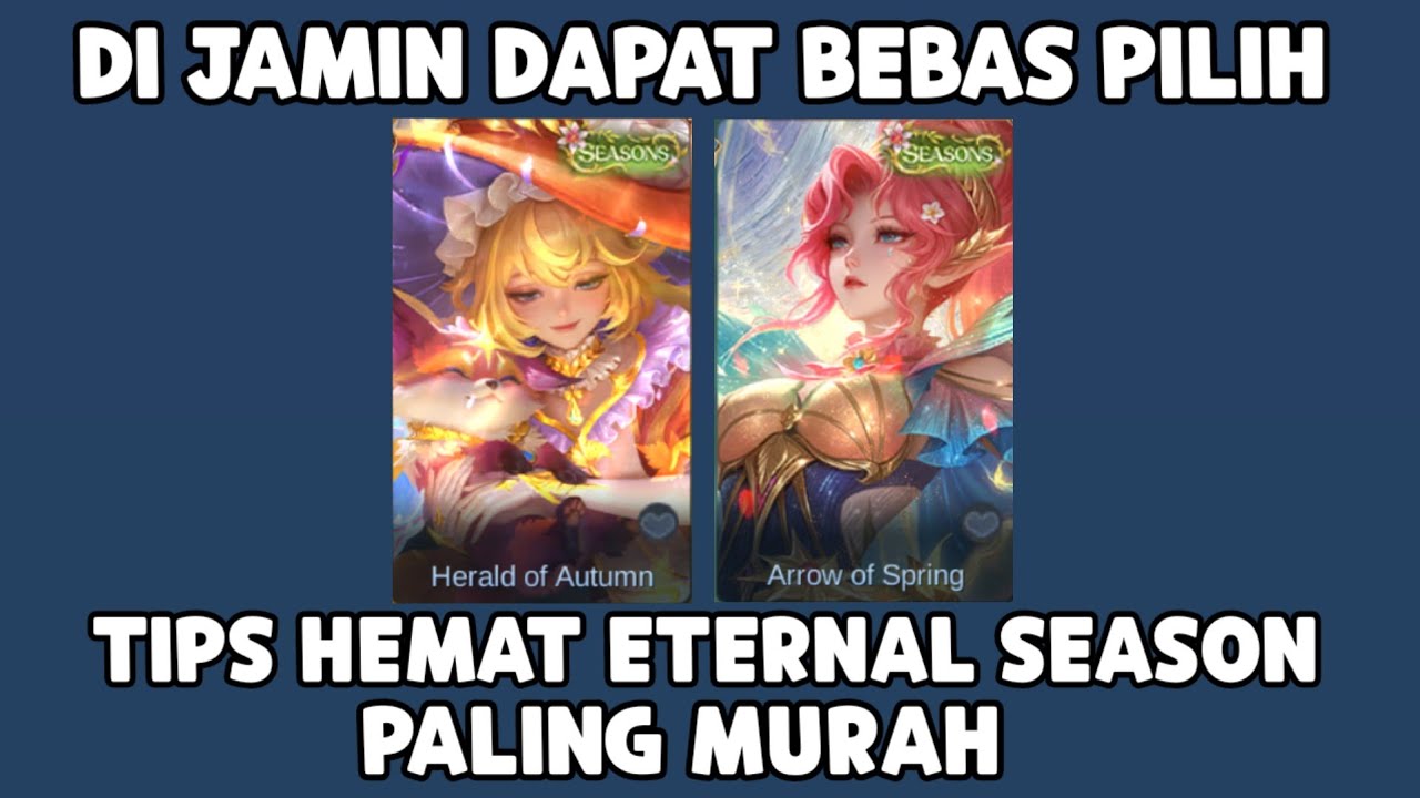 SAVING TIPS GUARANTEED TO GET YOUR FREE CHOICE OF ETERNAL SEASON SKINS!