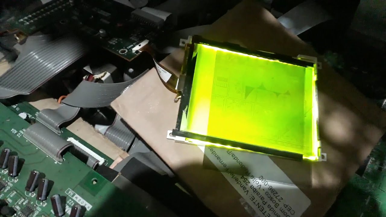 Recuperando a tela display da mesa yamaha 01v96 (PARTE 01)