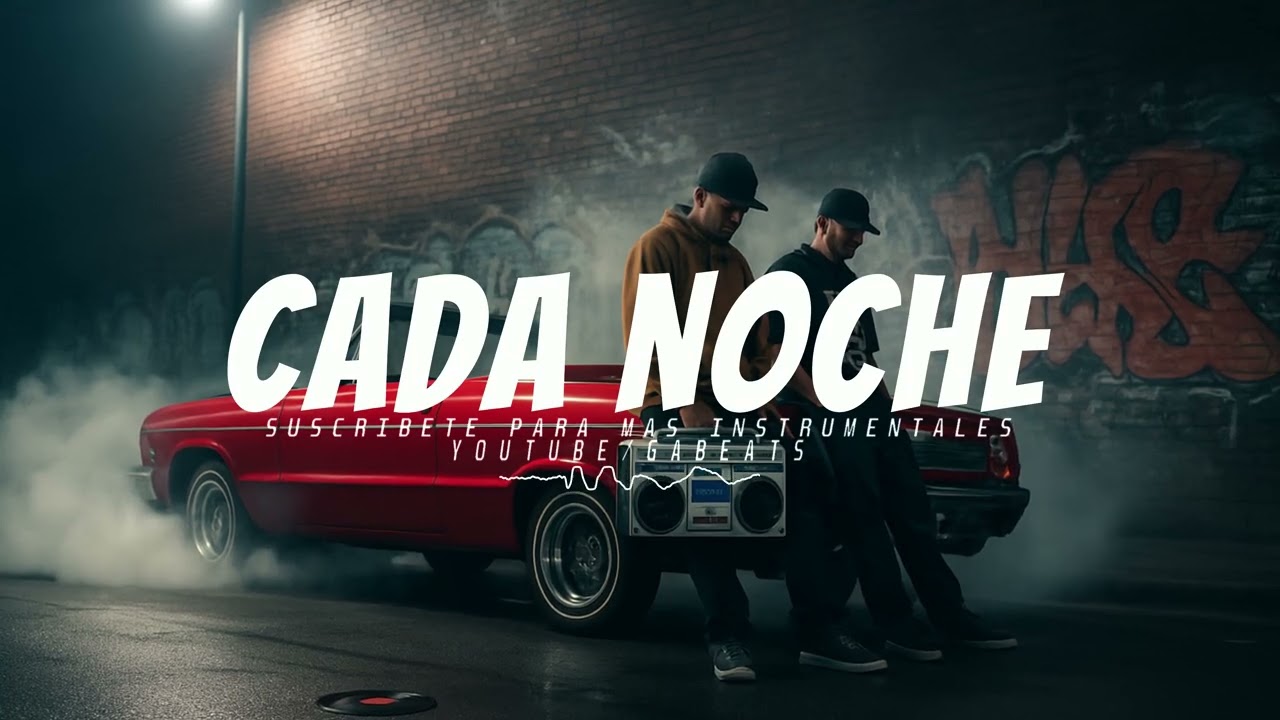 Base De Rap - Cada Noche 💣 Guitar Freestyle - Hip Hop Instrumental beat 2025 - Free🎙