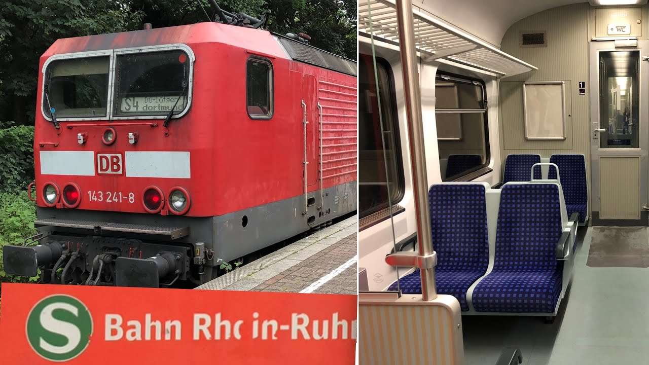 Abschied der BR 143 mit x-Wagen von der S-Bahn Rhein-Ruhr: Mitfahrt auf S1 + S4 (Dortmund Hbf, Unna)