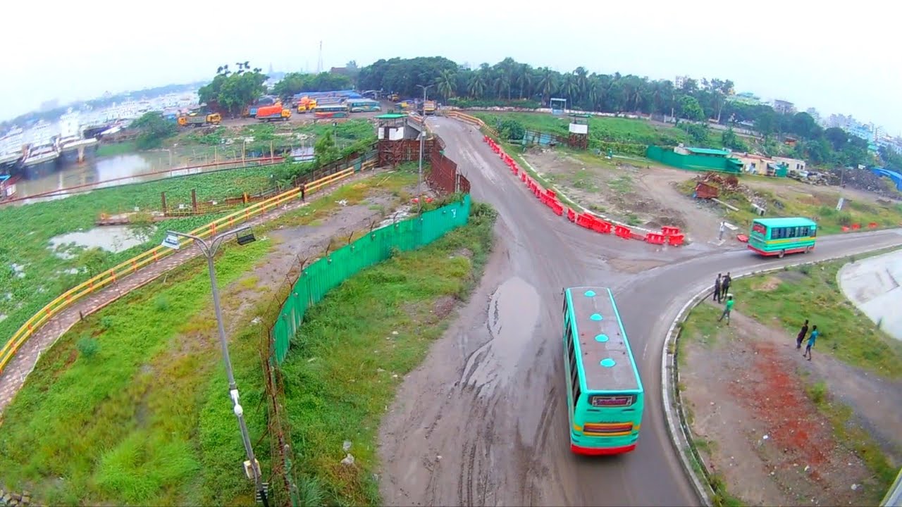 Kachpur bridge area street view। beautiful place in bangladesh